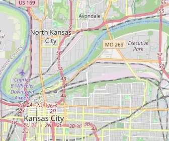 Area schools map